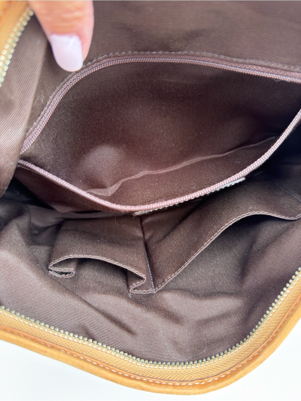 Coach Legacy Y2K Signature Hobo Brown Monogram Crossbody Shoulder Bag 7077 - Picture 15 of 15